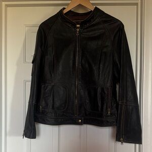 Hamilton Women's Black Leather Jacket